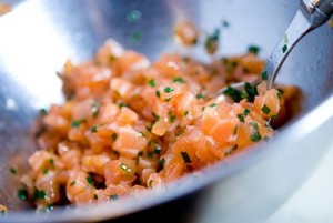 tartare saumon