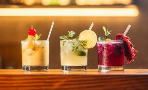 menu cocktail